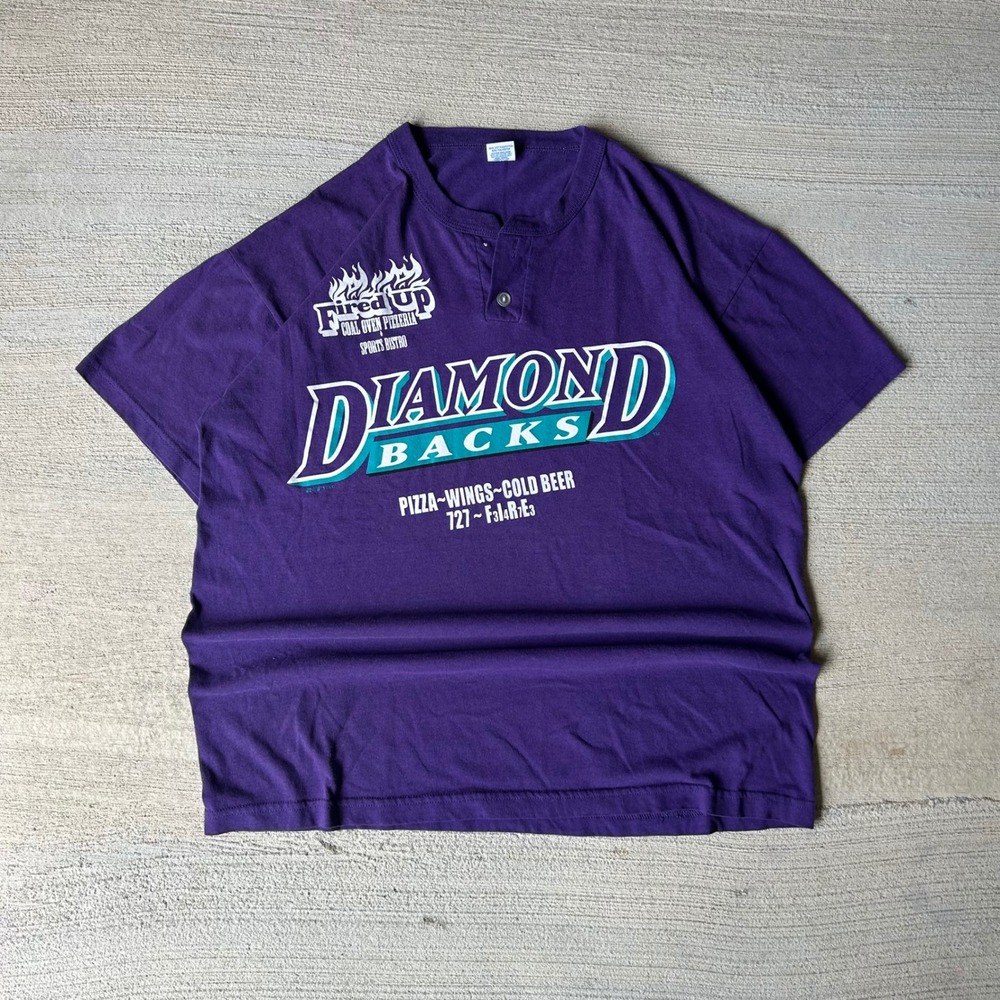 Vintage 2000 Arizona Diamond back Henley T-shirt